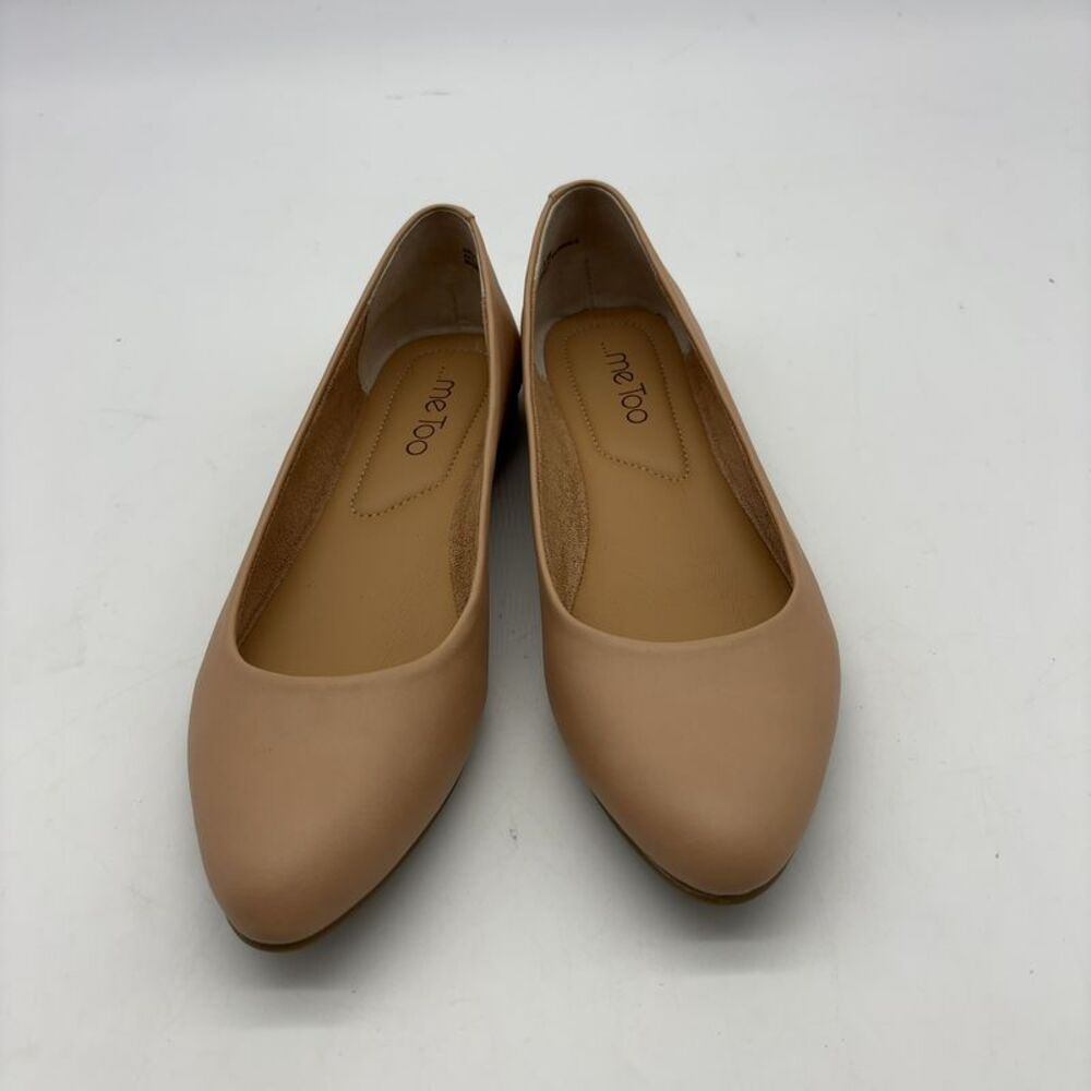 me too Women's Nude Pointed-Toe Ballets